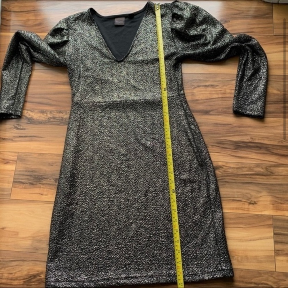 NWT Free press  iridescent shimmery long sleeve dress m